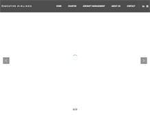 Tablet Screenshot of executiveairlines.com.au